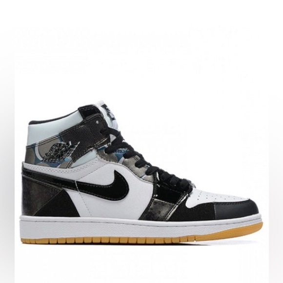 Jordan retro 1 high og spiderman black chapter (nwb)